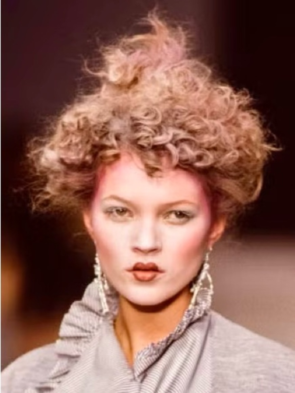Gibson Girl Style Wig in Strawberry Blonde - Gilded Age Glamour